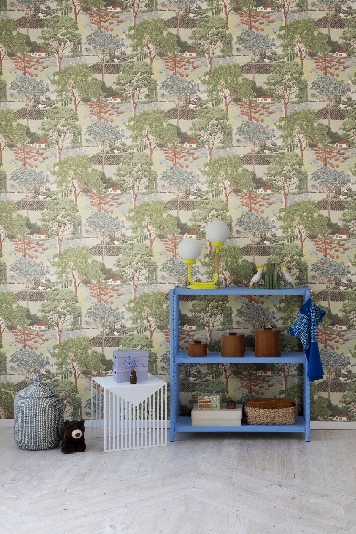 Farmers Hill Fall Mural Wallpaper - room preview 03