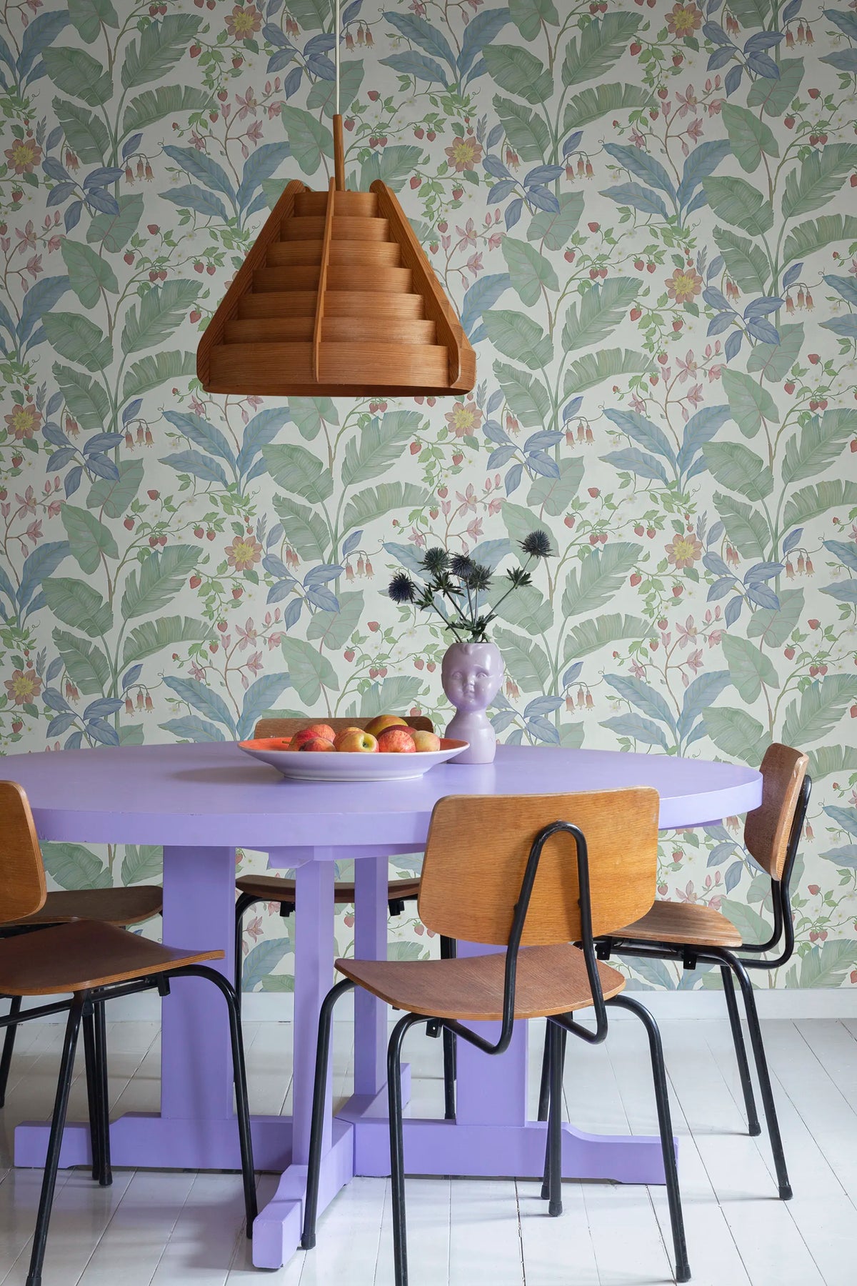 Strawberry Lane, Ivory Mural Wallpaper - room preview 03