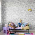 Dream Town, Graphite Mural Wallpaper - room preview 03