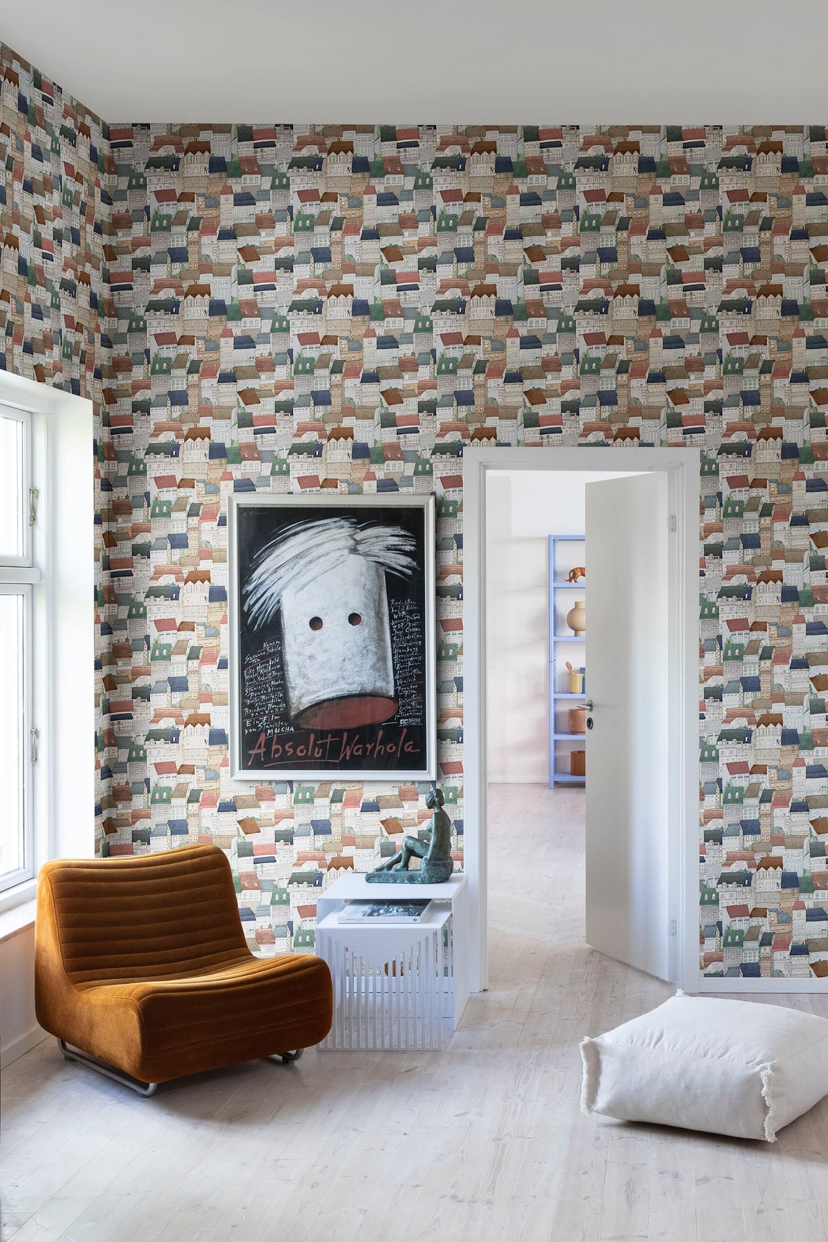 Dream Town, Fall Mural Wallpaper - room preview 03