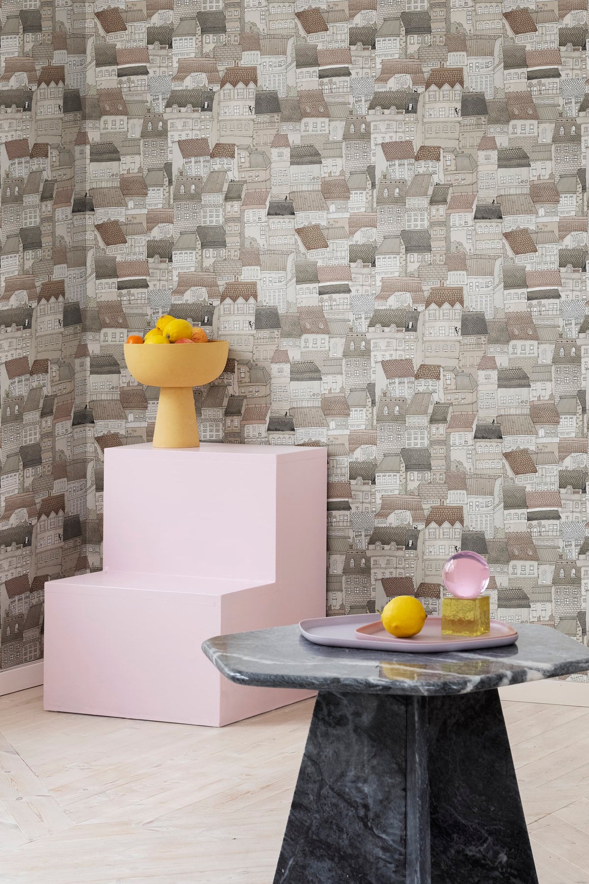 Dream Town, Sand Mural Wallpaper - room preview 03