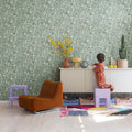 Pixie Shore, Mint Mural Wallpaper - room preview 03