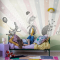 Circus Pastel Mural Wallpaper - room preview 03