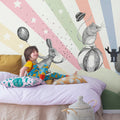 Circus, Rainbow Mural Wallpaper - room preview 03