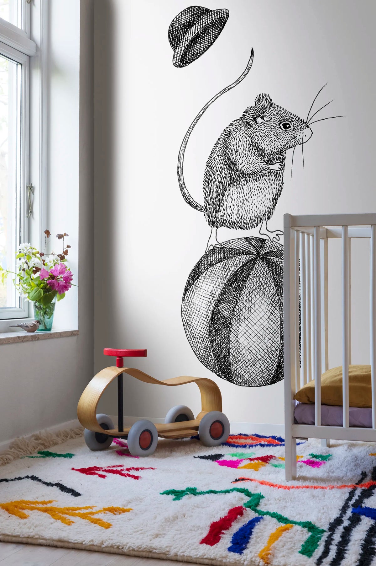 Circus Animal, Maximus Mural Wallpaper - room preview 03