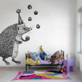 Circus Animal, Iggy Mural Wallpaper - room preview 03