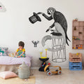 Circus Animal, Mr Monkey Mural Wallpaper - room preview 03