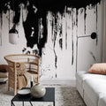 Direction graphite Mural Wallpaper - room preview 03