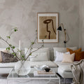 Brush, Greige Mural Wallpaper - room preview 03