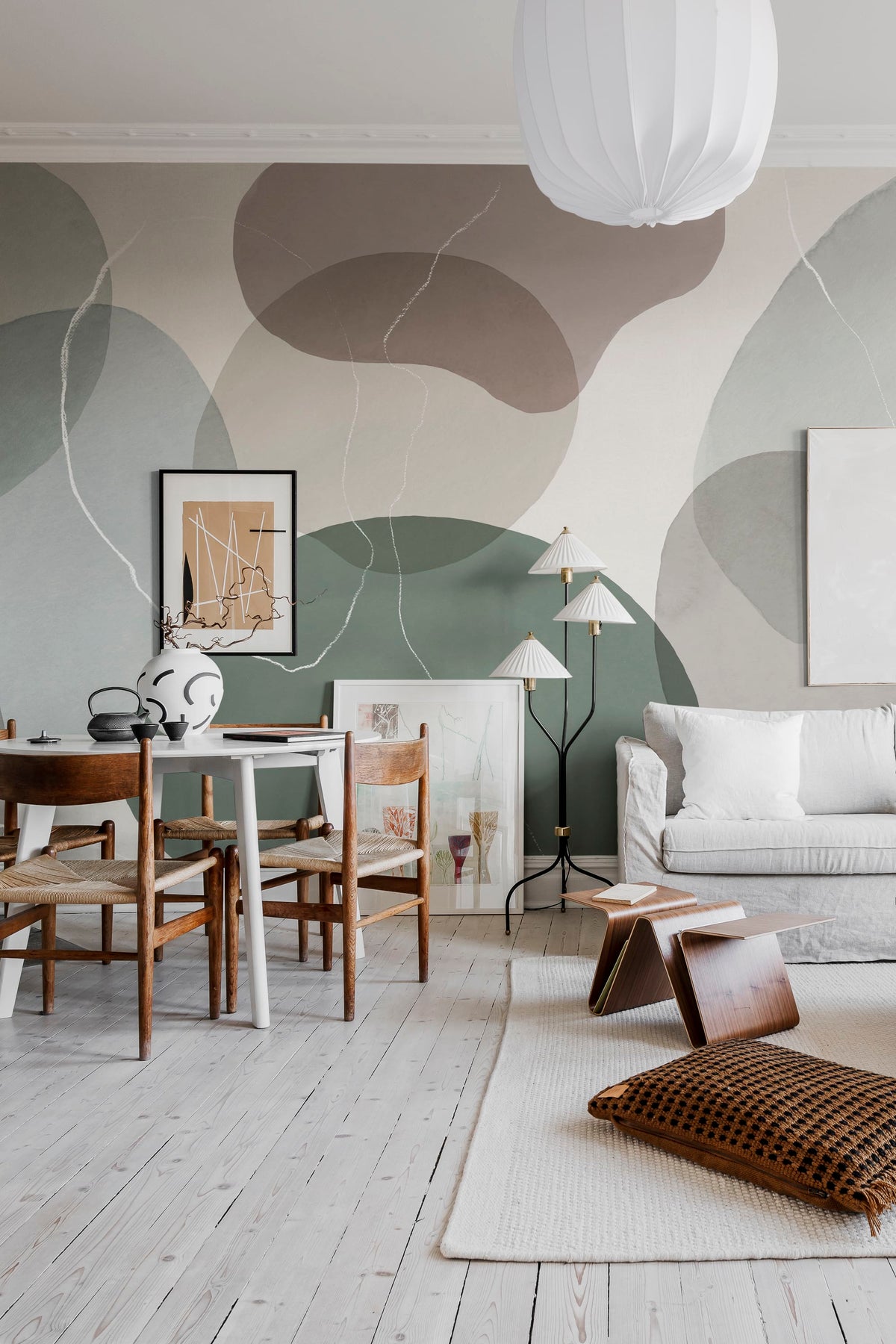 Floating, Soft Mural Wallpaper - room preview 03