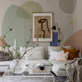 Geometry, Pastel Mural Wallpaper - room preview 03
