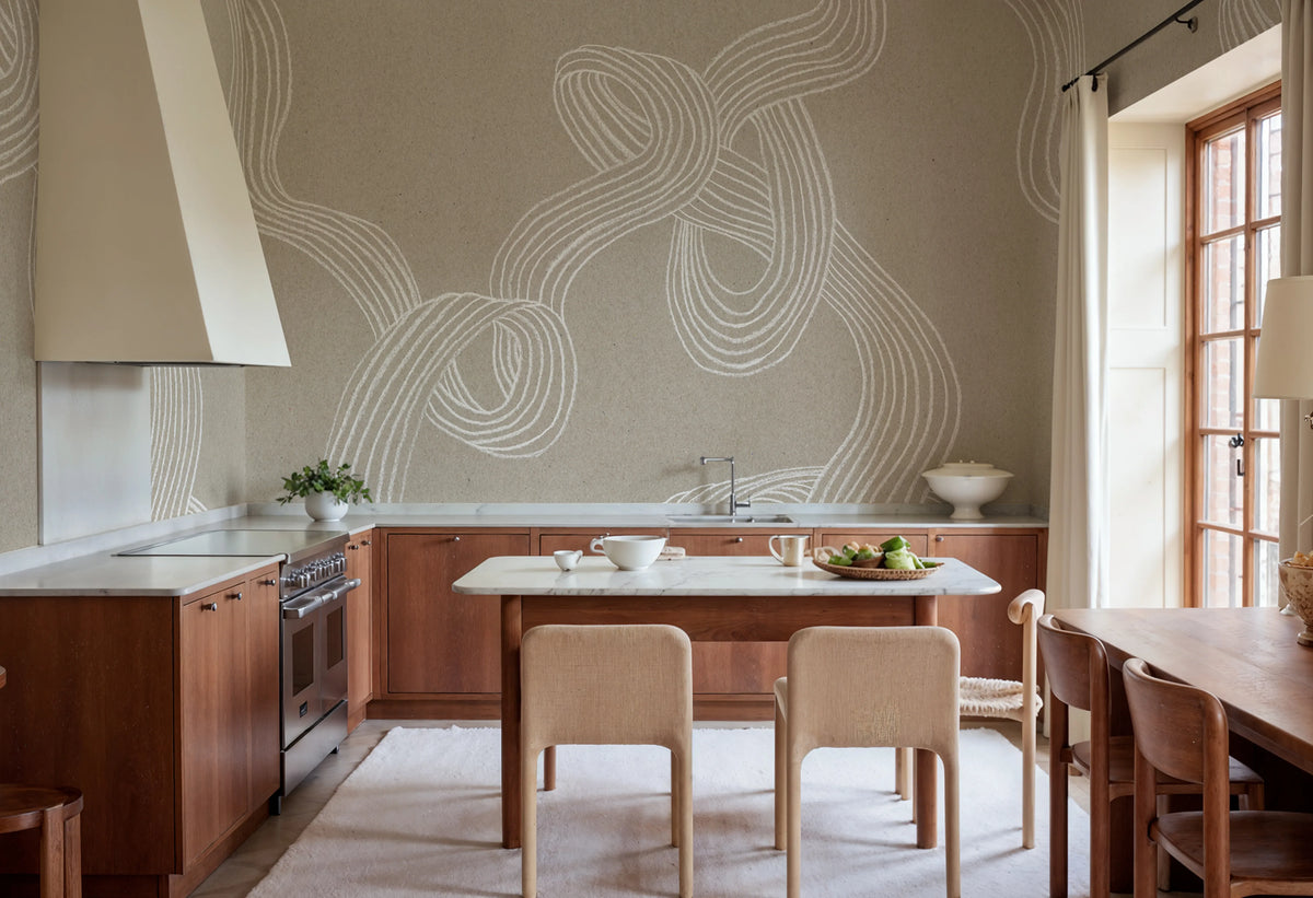 Stripes, Sand Mural Wallpaper - room preview 03
