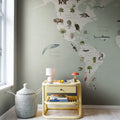 Animal World, Mint Mural Wallpaper - room preview 03