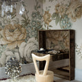 Efraim, Beige Mural Wallpaper - room preview 03