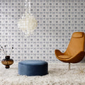 Tie Dye Kaleidoscope, Gray Mural Wallpaper - room preview 03