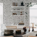 Terrazzo, Stone Grey Mural Wallpaper - room preview 03