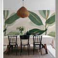 Ruby, Green Mural Wallpaper - room preview 03