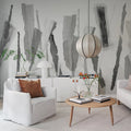 Tear, Graphite Mural Wallpaper - room preview 03