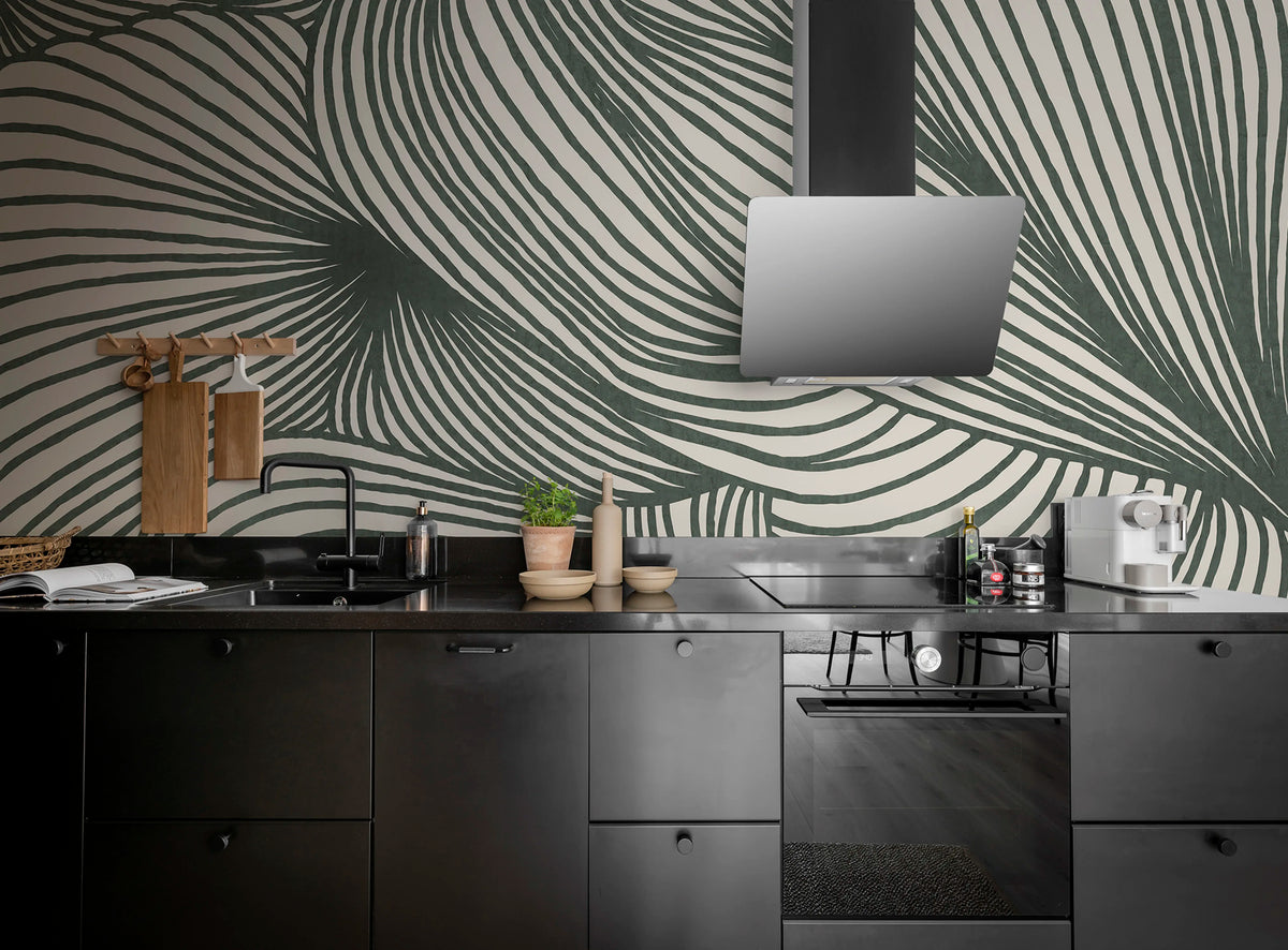 Opulence Lines, Moss Mural Wallpaper - room preview 03