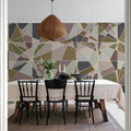 Facet, Retro Mural Wallpaper - room preview 03