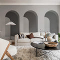 Arch, Gray Mural Wallpaper - room preview 03