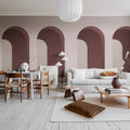 Arch, Pink Mural Wallpaper - room preview 03