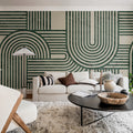 Twine, Moss Mural Wallpaper - room preview 03