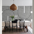 Twine, Graphite Mural Wallpaper - room preview 03