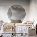 Eclipse, Graphite Mural Wallpaper - room preview 03