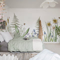 Bumblebee, White Mural Wallpaper - room preview 03