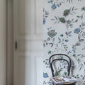 Blossom Fling, Blue Mural Wallpaper - room preview 03