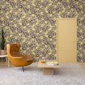 Lemon Tree, Pink Mural Wallpaper - room preview 03