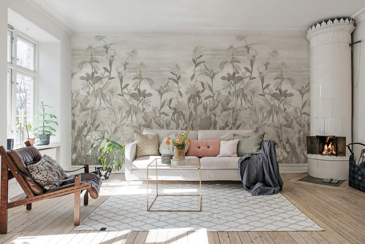 Misty Garden, Sand Mural Wallpaper - room preview 03