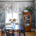 Misty Garden, Blue Mural Wallpaper - room preview 03
