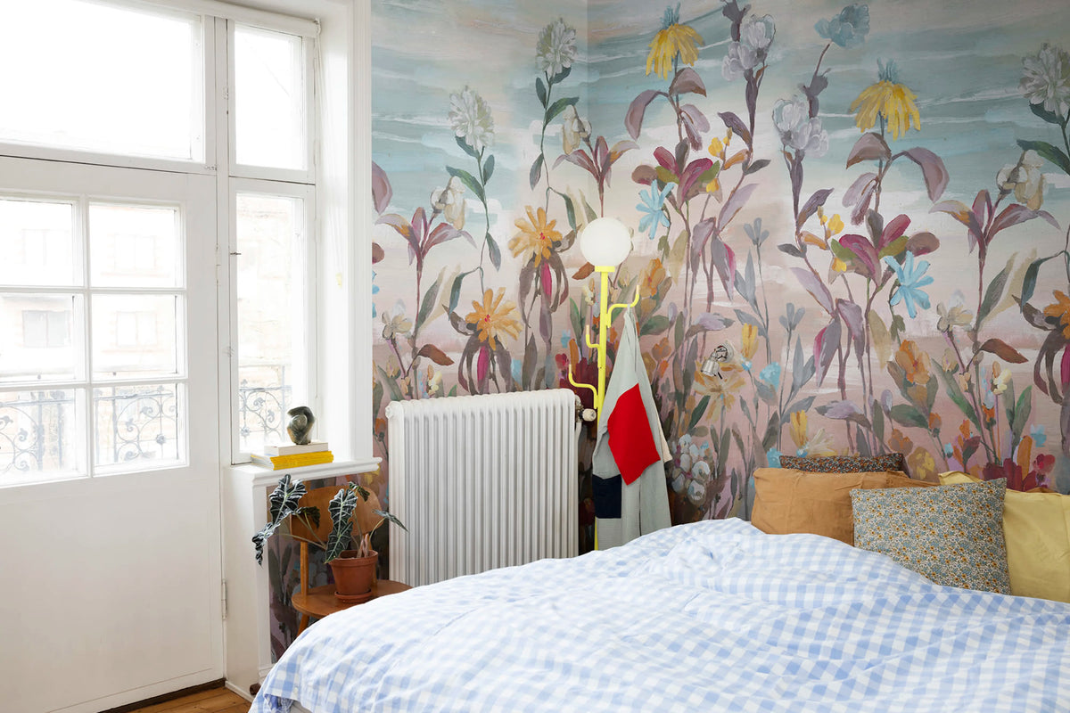Misty Garden, Summer Mural Wallpaper - room preview 03