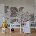 Wild Strawberries, Vintage Mural Wallpaper - room preview 03
