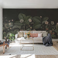 Wild Strawberries, Midnight Mural Wallpaper - room preview 03