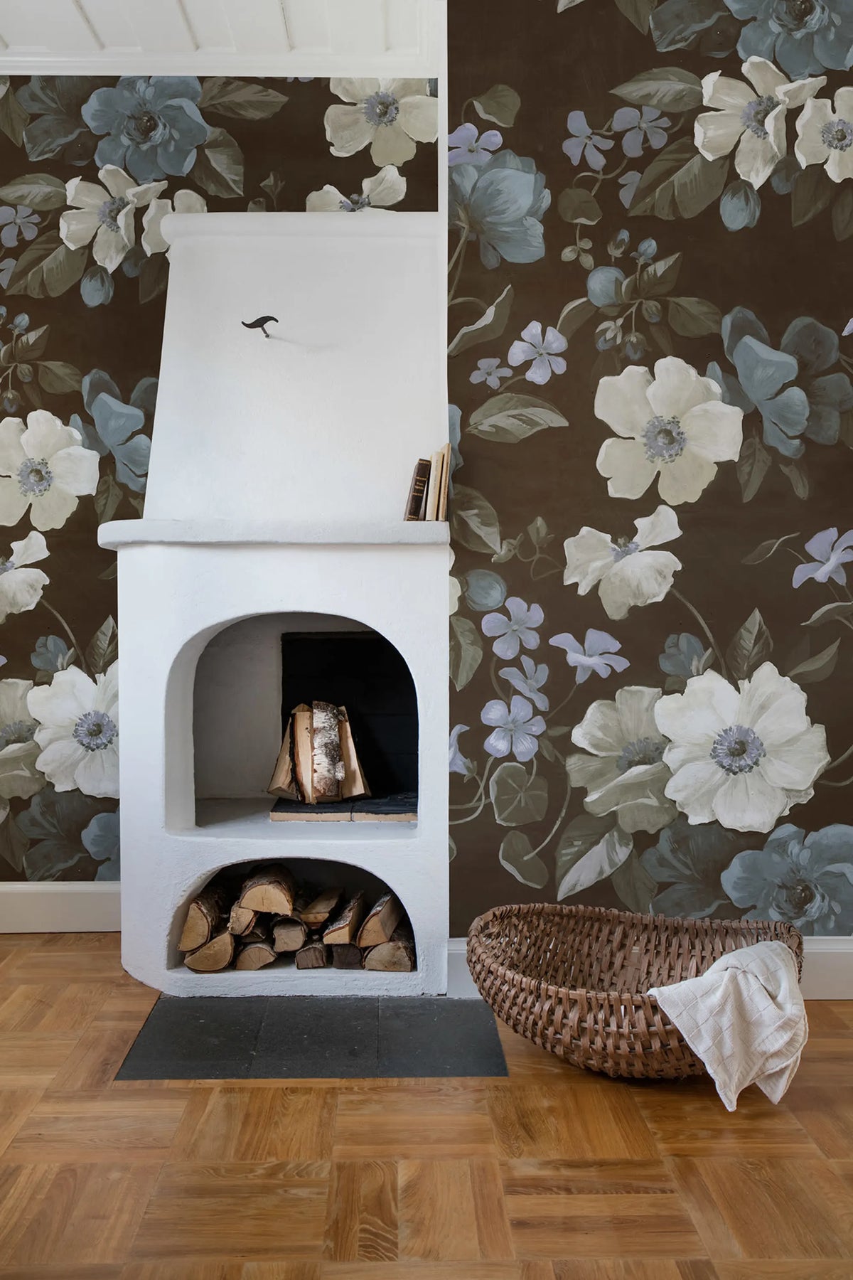 Sleeping Beauty, Brown Mural Wallpaper - room preview 03