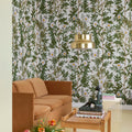 Rose Hip, Green Mural Wallpaper - room preview 03