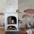 Mushrooms, Vintage Mural Wallpaper - room preview 03