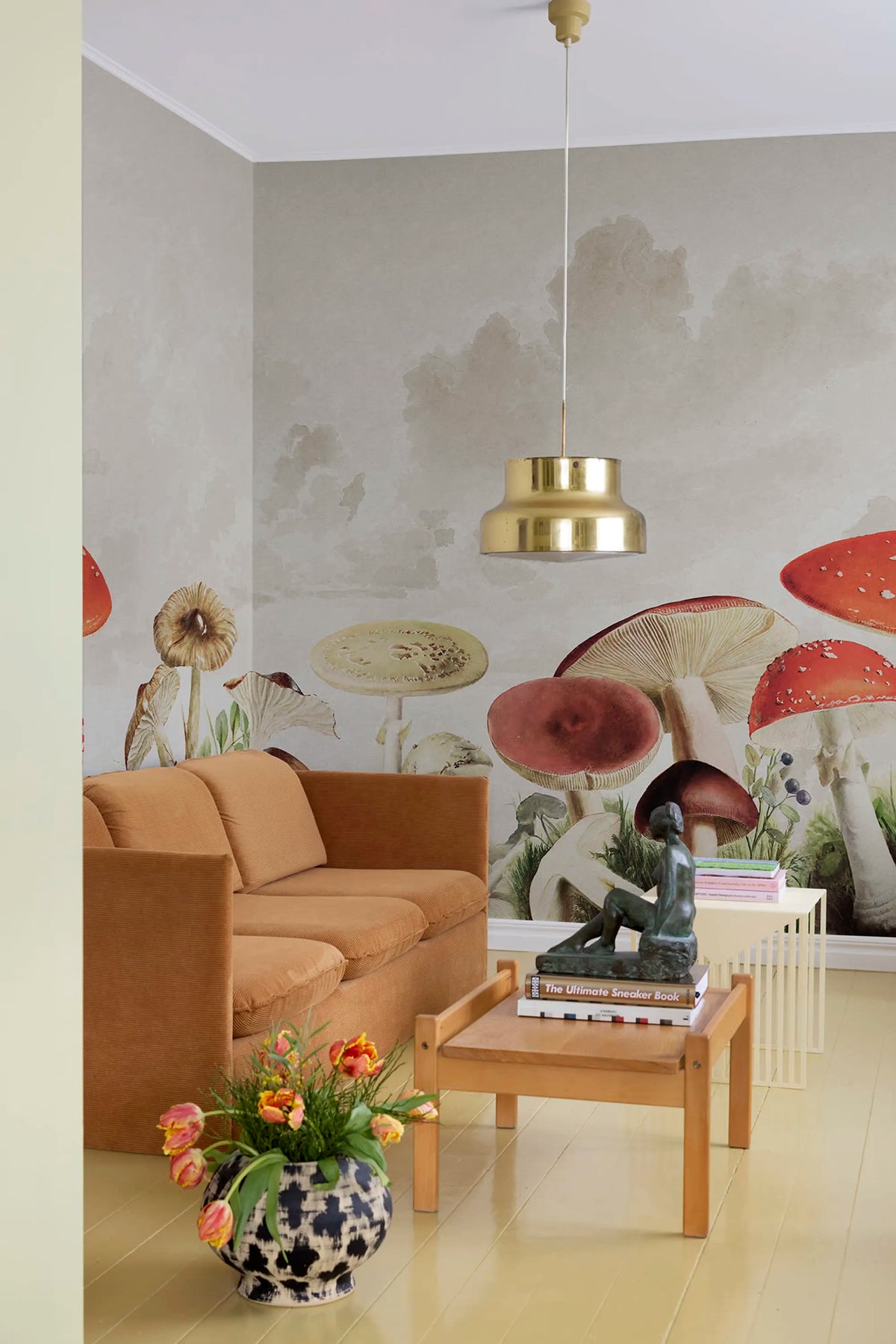 Mushrooms, Color Mural Wallpaper - room preview 03
