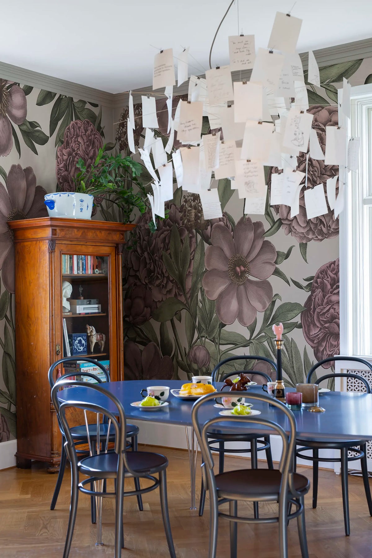 Peony Delight, Purple Mural Wallpaper - room preview 03