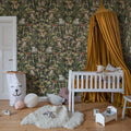 Mushroom Forest, Midnight Mural Wallpaper - room preview 03
