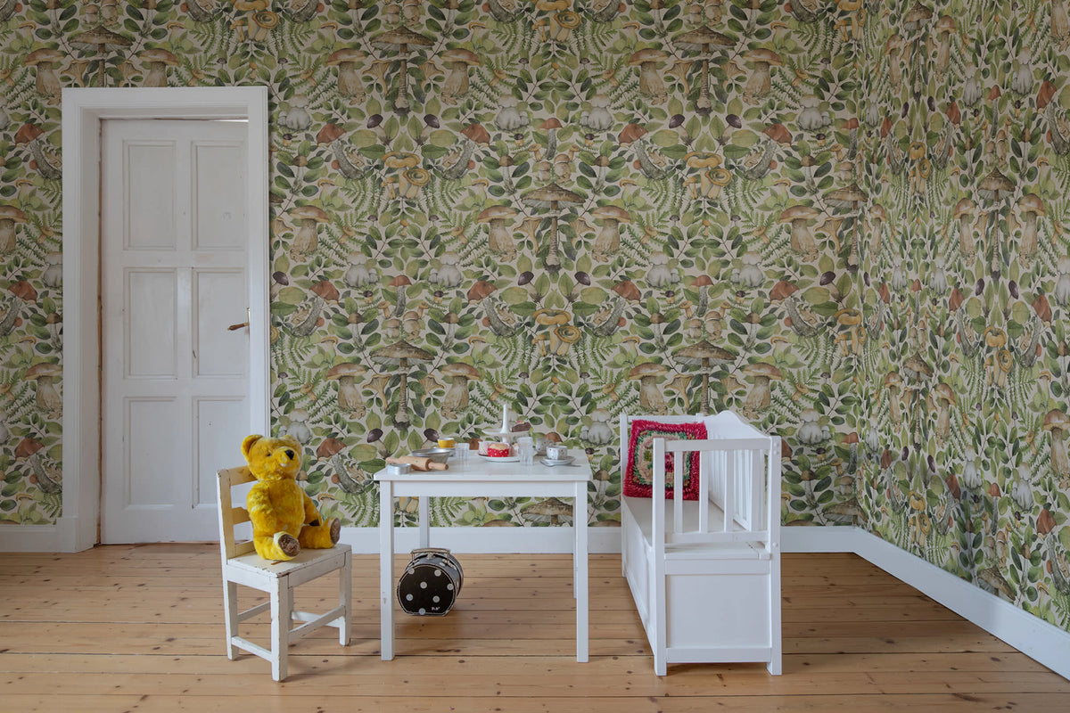 Mushroom Forest, Day Mural Wallpaper - room preview 03