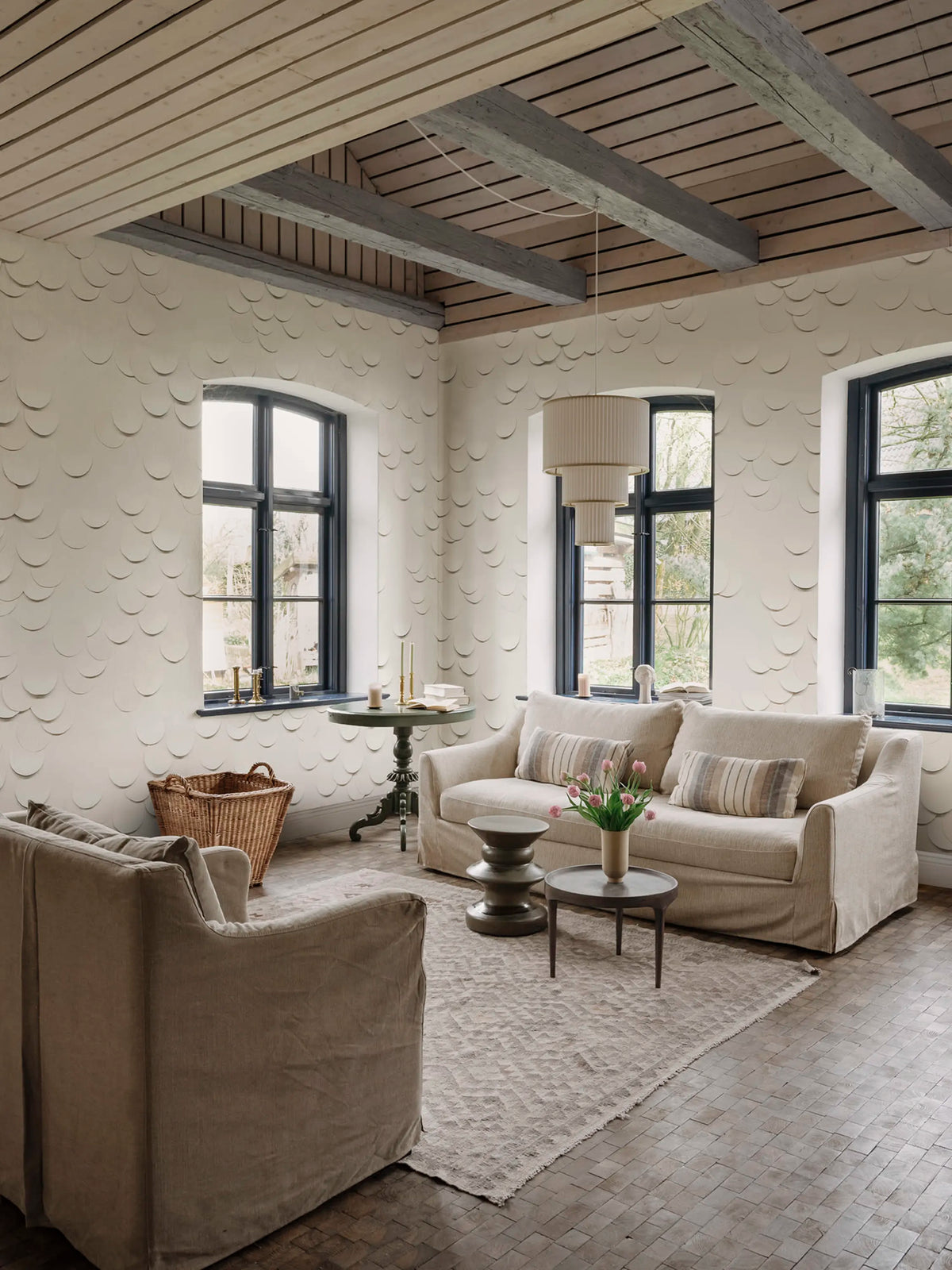 Paper Moon, Sand Mural Wallpaper - room preview 03
