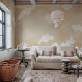 Golden Mountains, Sand Mural Wallpaper - room preview 03