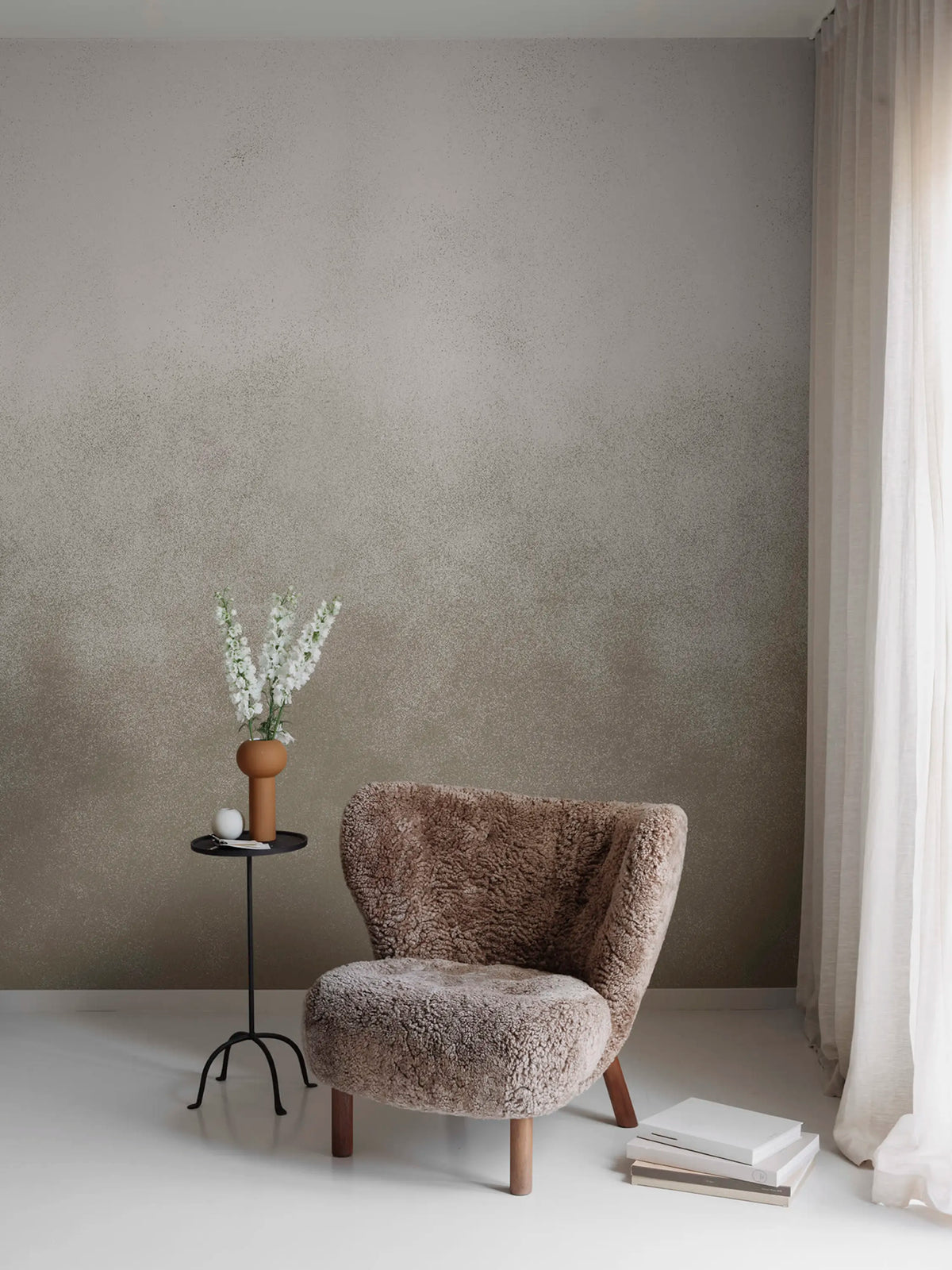 Ash Gradient, Sand Mural Wallpaper - room preview 03