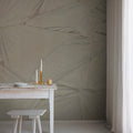 Silk Shadows, Beige Mural Wallpaper - room preview 03