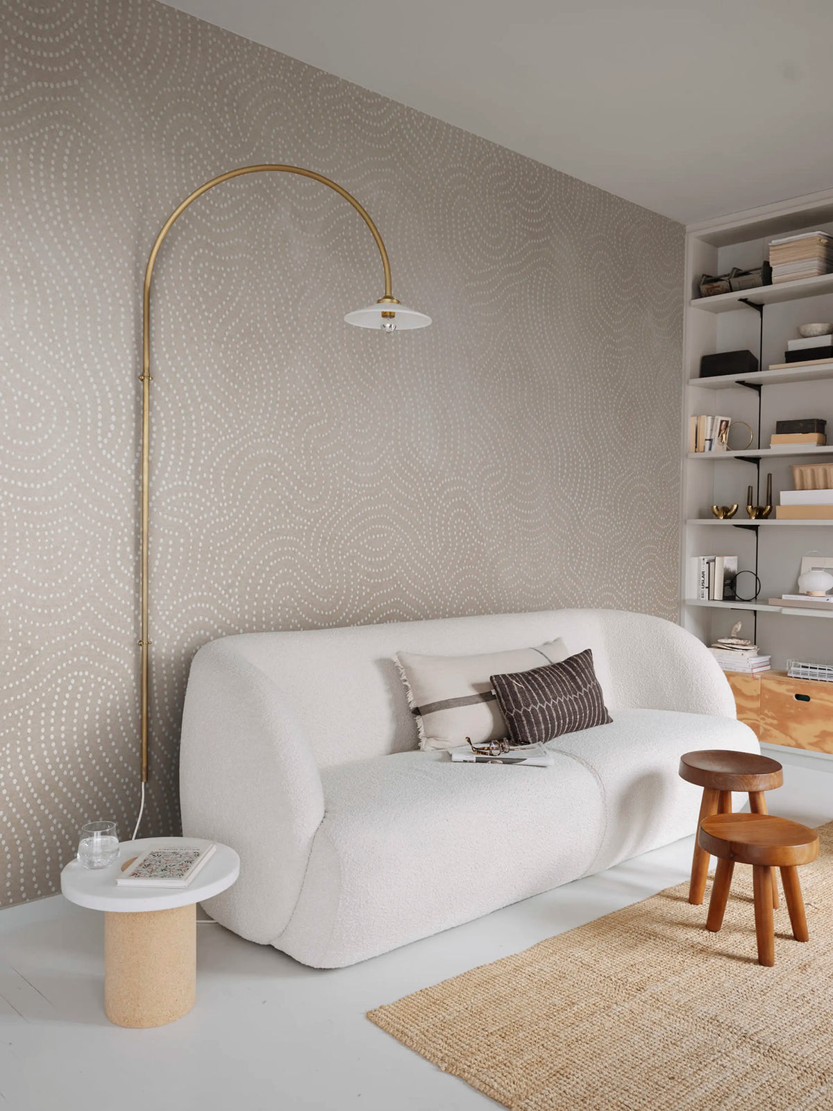 Wiggly Dots, Sand Mural Wallpaper - room preview 03