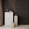 Woodline, Walnut Mural Wallpaper - room preview 03